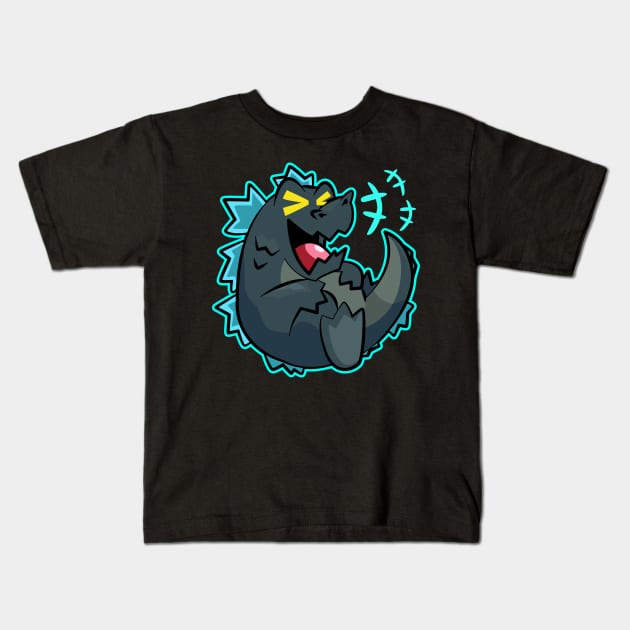 Godzilla xd Kids T-Shirt by lolo_aburto